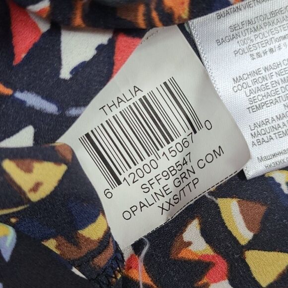 BCBGMazazria Romper Women's Thalia Opaline Green Pocket Sleeveless V-neck Short - Picture 10 of 12